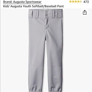 Augusta Sportswear Youth Softball/Baseball Pant L